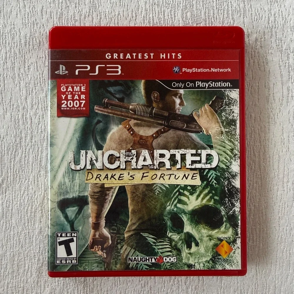 Uncharted Drake's Fortune Greatest Hits PS3 PlayStation 3 CIB Complete Untested